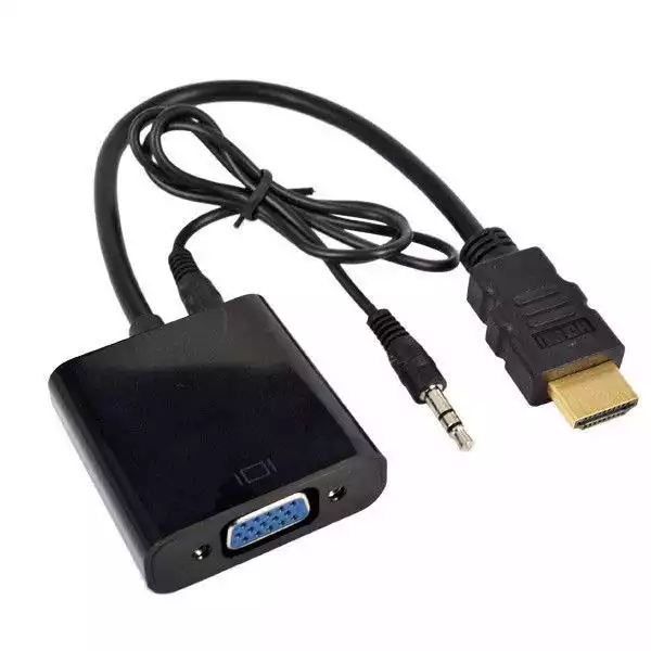 Adapter-konverter  HV-5500 HDMI-VGA + audio Kettz