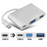 Adapter konverter USB 3.1 Tip C-USB 3.0/VGA/USB Tip C PD Kettz UVA-23 - Slika 2