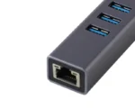 Adapter-konverter USB Tip C-3xUSB 3.0+RJ45 Linkom - Slika 3