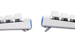Gaming tastatura MCHOSE Ace 68 Air Ultra Esports Magnetic Switch snow white - Slika 3