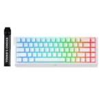 Gaming tastatura MCHOSE Ace 68 Hall Effect Magnetic Switch white topographic - Slika 2