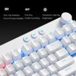 Gaming tastatura MCHOSE Mix 87 Hall Effect Magnetic Switch white - Slika 3
