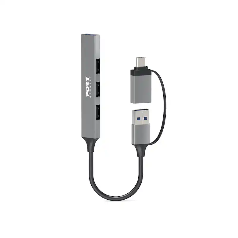 HUB Port Designs USB-C / USB-A  to 4 USB-A ports 480 Mbps SLIM