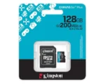 Micro SD Card 128GB Kingston+SD adapter SDCG4/128GB -  200/160 MB/s - Slika 3
