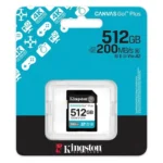 SD Card 512GB Kingston SDG4/512GB class 10 200Mbs/160Mbs