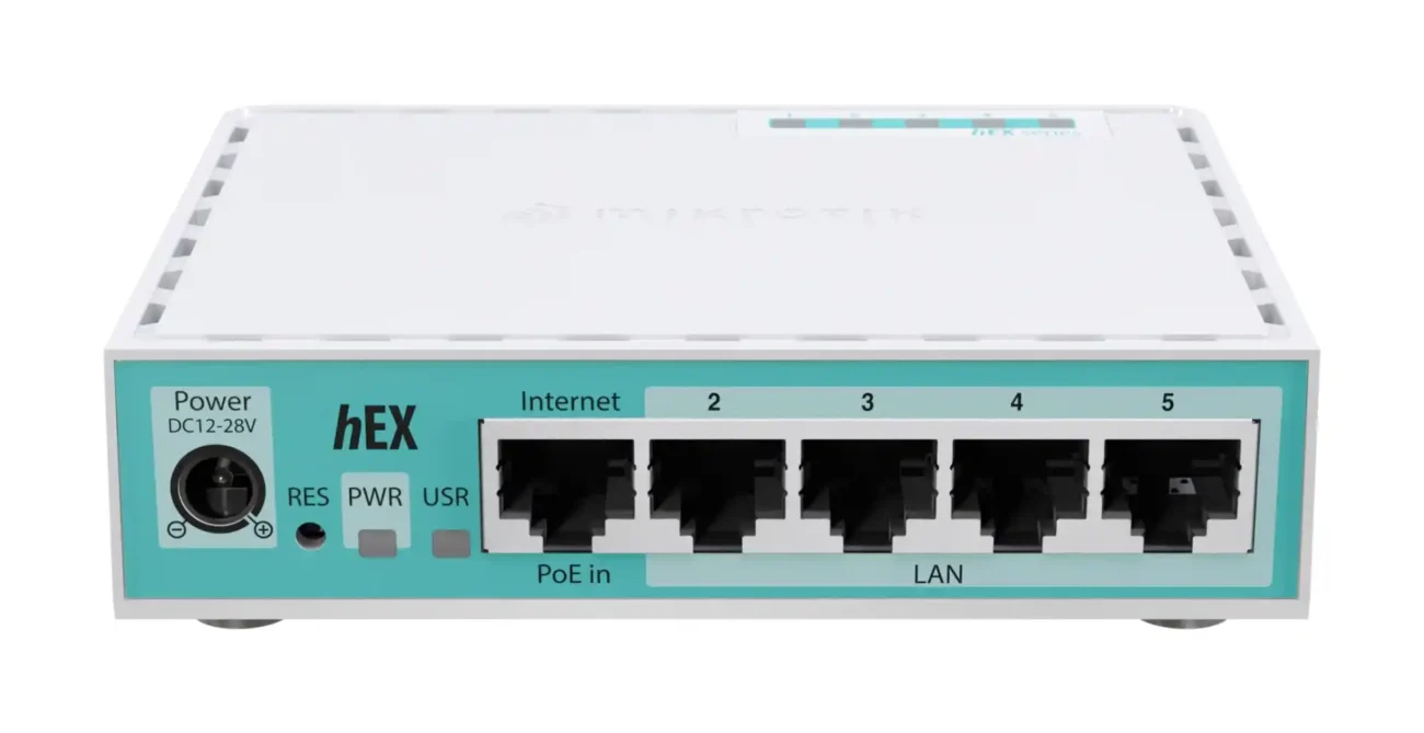 MikroTik E50UG hEX ruter sa 5 x Gigabit LAN / WAN portova 10/100/1000Mb/s + USB (Storage)