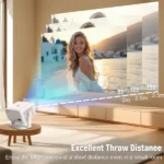 Projektor Zeus Z-R5 FHD 1920X1080/LEDLCD/6000LUM(350ANSI)/DuaWiFi/mirac/BT/HDMI/USB/AV/zv - Slika 4