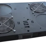 Ventilator panel 19/1U sa 2 ventilatora sa digitalnim kontrolerom Mirsan MR.FAN2DT.01 Crni