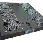 Ventilator panel sa 6 ventilatora sa digitalnim kontrolerom Mirsan MR.FAN6DT.01 Crni