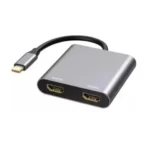 Adapter USB E-Green 3.1 tip C (M) - 2 x HDMI
