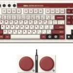 Bežična tastatura 8BitDo Retro 87/mehanička/Fami Edition + Dual Super Buttons