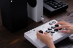 Bežični Arcade gamepad 8BitDo Arcade stick Xbox/Windows/Mapping/Mode Switch/AUX/White - Slika 4