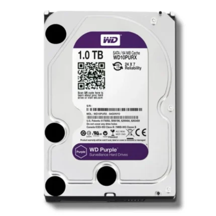 Hard disk 1TB SATA3 Western Digital Caviar 64MB WD10PURX Purple
