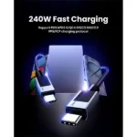 Kabl USB Tip C-Tip C Ugreen L513 240W 2m brzo punjenje - Slika 3