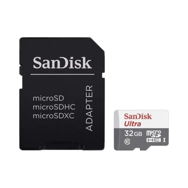 Micro SD Card 32GB SanDisk Ultra Class 10 SDSQUNR-032G-GN3MA