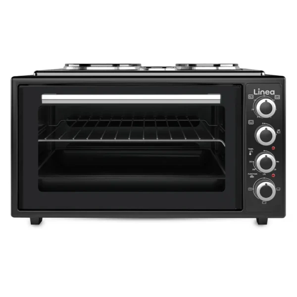 Mini šporet LINEA LMO45-0611 3100W 3 ringle crna