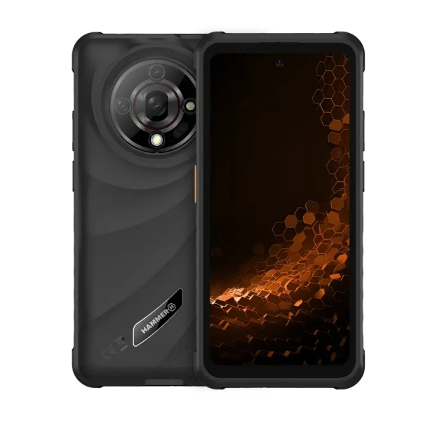 Mobilni telefon Hammer IRON 6 5G 8GB/256GB Black IP69K