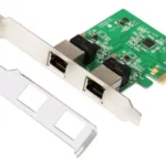 PCI-Express kontroler E-GREEN 2-port Gigabit Ethernet