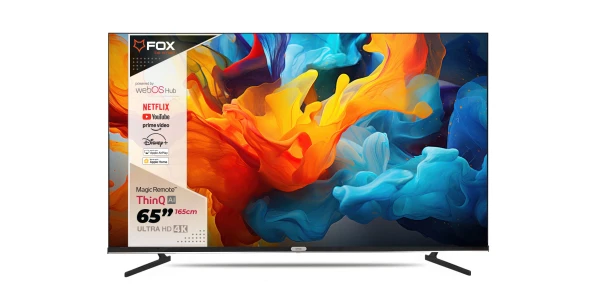 SMART LED TV 65 FOX 65WOS626D 3840x2160/4K/UHD/ATV/DTV-C/T/T2/S/S2 webOS