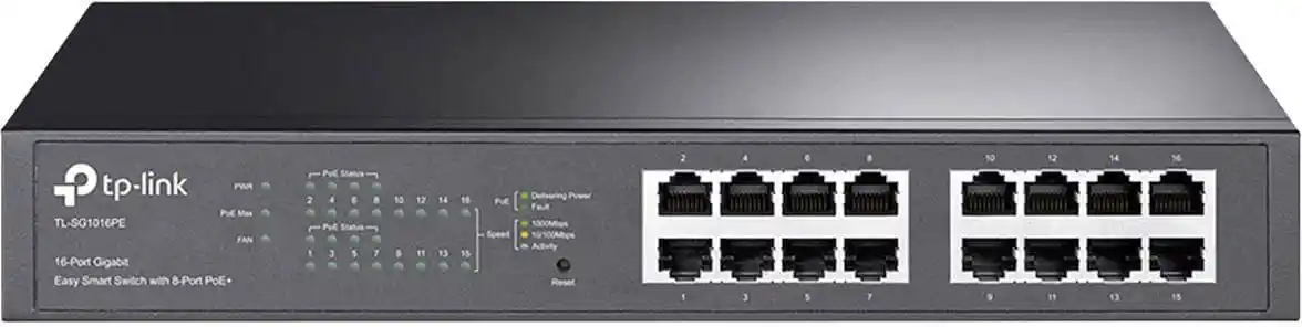 Svič 10/100/1000 16-port TP-Link TL-SG1016PE 8 PoE+ portova 802.3af/at d