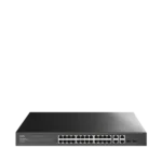 Svič 10/100/1000 26-port Cudy GS1028ES2 Light Managed PoE+ sa 2x combo porta