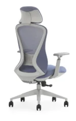Ultra ergonomska kancelarijska stolica UGD Conference Lite Silver Blue - Slika 2