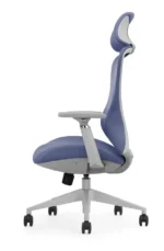 Ultra ergonomska kancelarijska stolica UGD Conference Lite Silver Blue - Slika 4