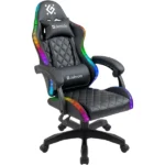Gaming stolica Defender Energy/RGB/eko koža/do 100kg/crna - Slika 4