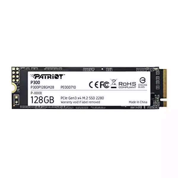 SSD M.2 NVMe 128GB Patriot P300 1600MBs/600MBs P300P128GM28