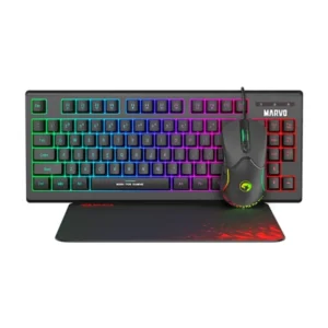Tastatura + miš+ podloga Marvo LOOT 30 CM310 Black